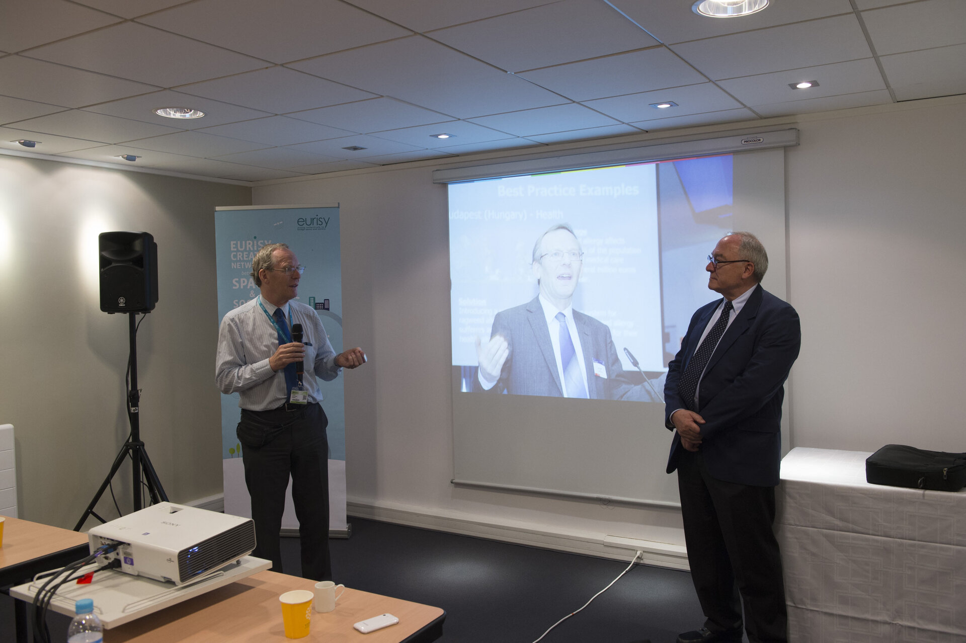  Jean-Jacques Dordain and Colin Hicks at the Eurisy General Assembly