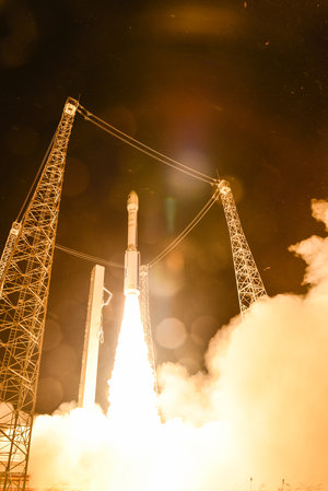 Liftoff of Vega VV05 carrying Sentinel-2A