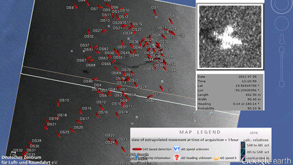 Tracking ships from space