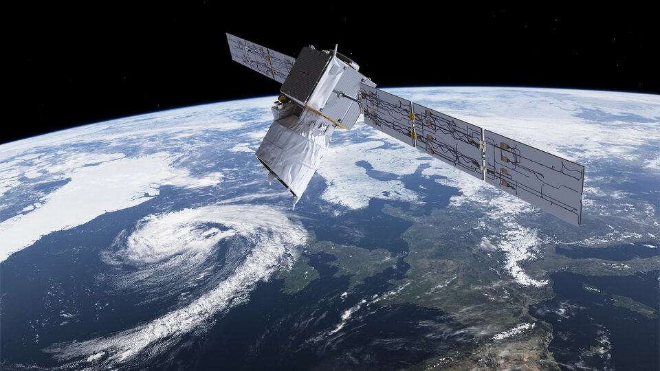 The Aeolus satellite flies in Low-Earth Orbit, at about 320 km
