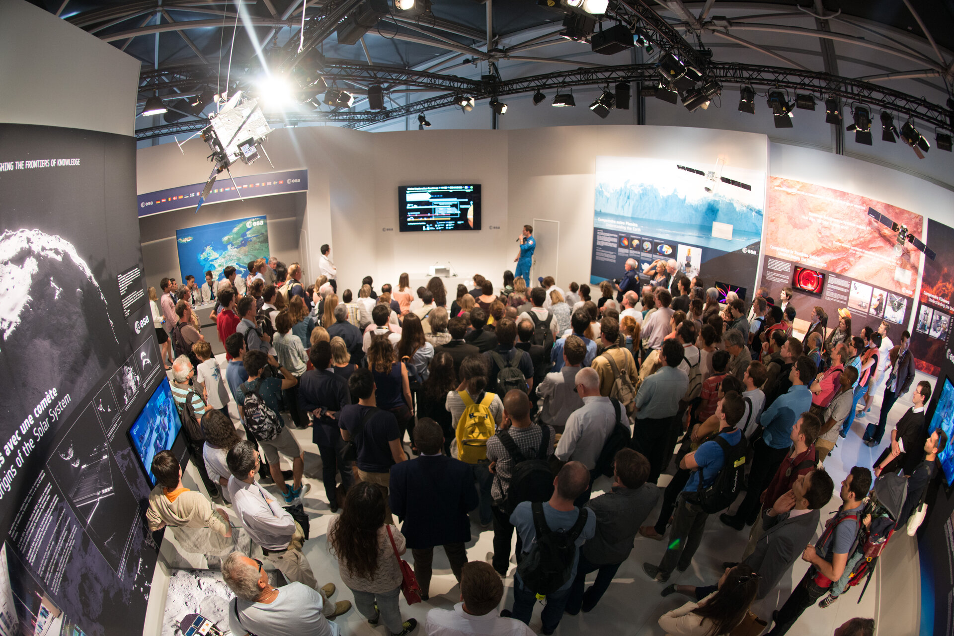 Thomas Pesquet presentation at the ESA Pavilion