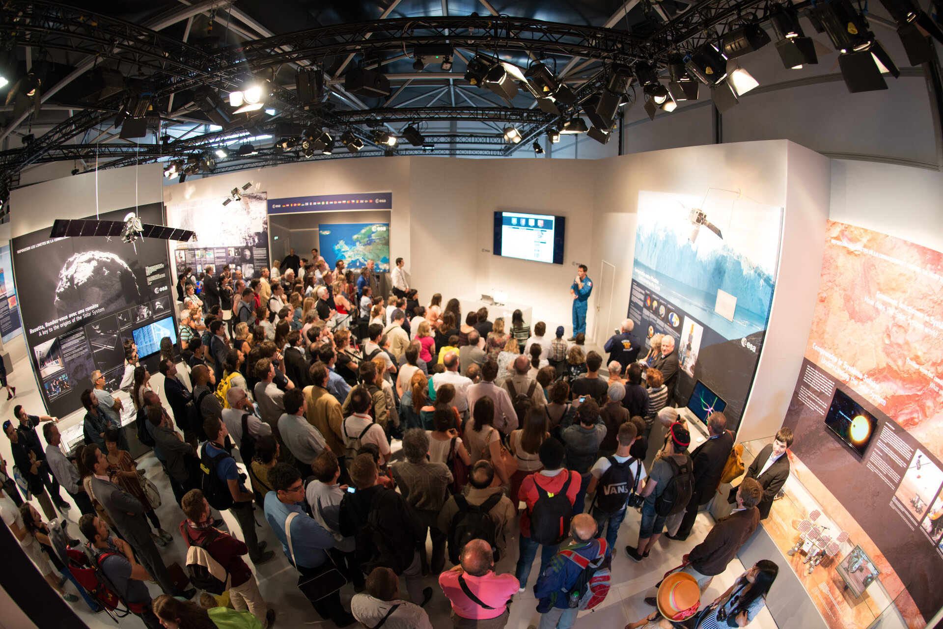 Thomas Pesquet presentation at the ESA Pavilion
