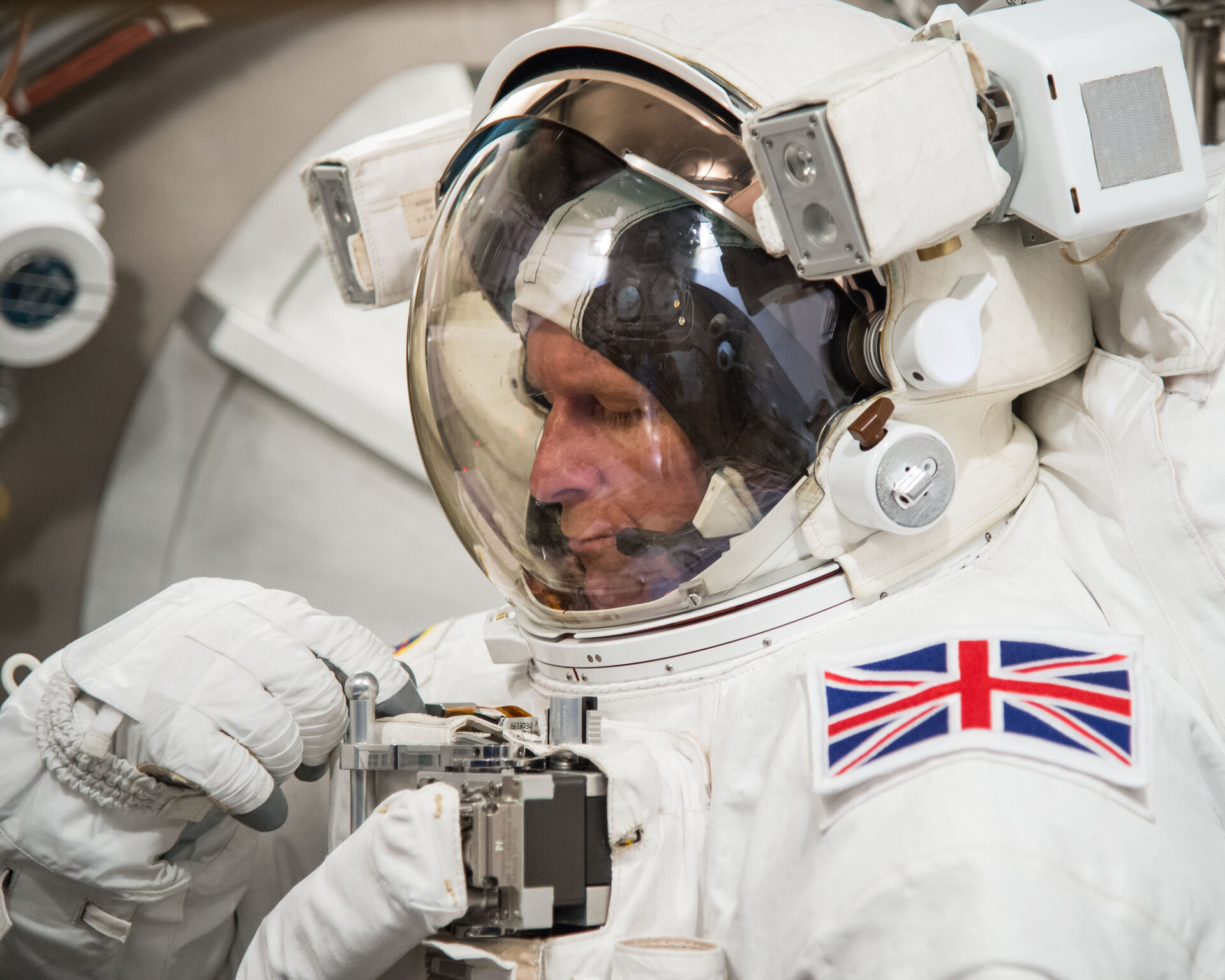 Tim Peake training at JSC