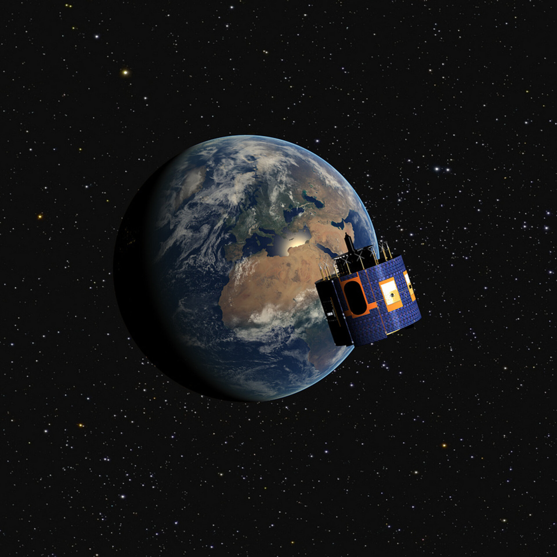 MSG-4 in orbit