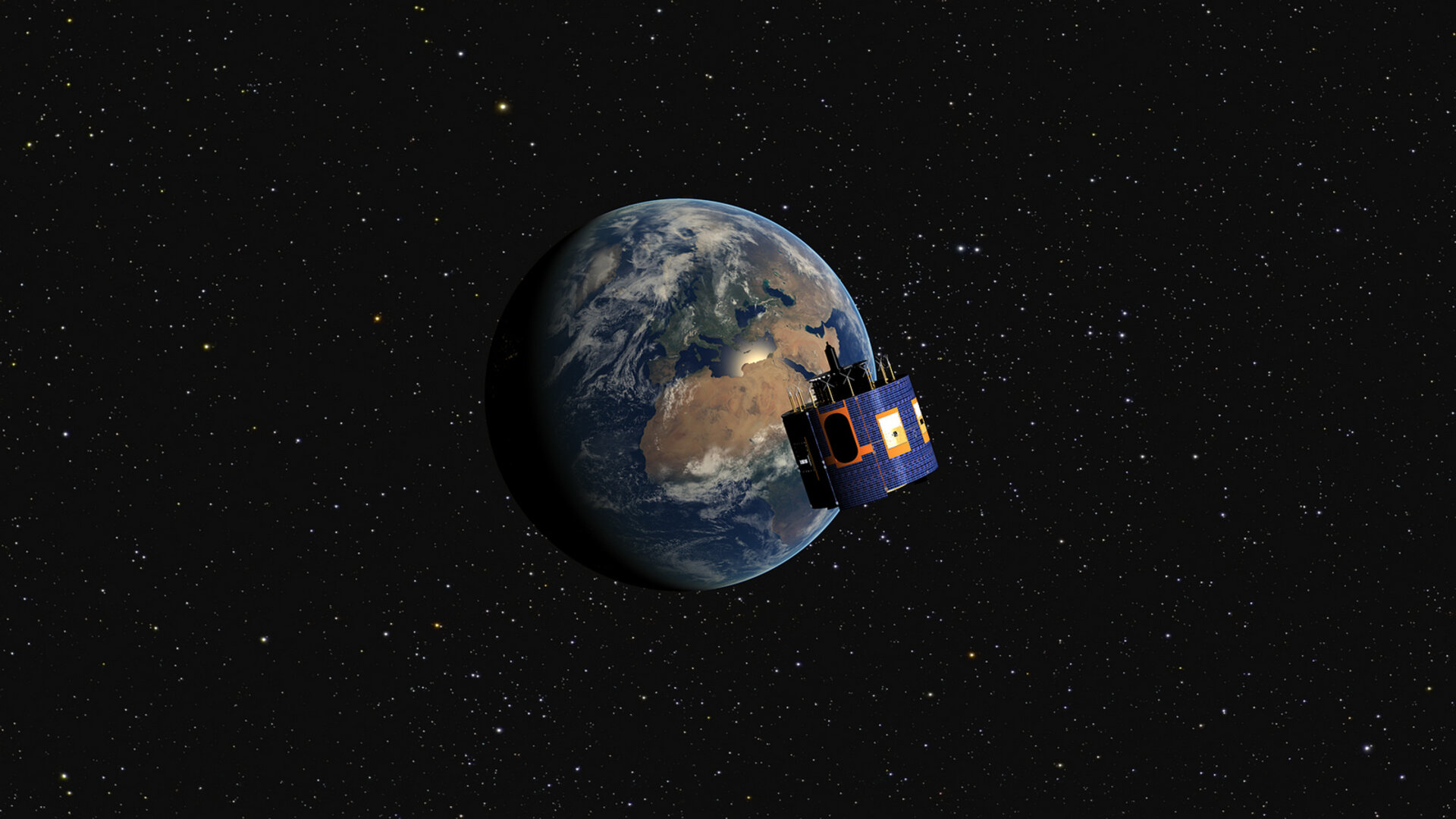 MSG-4 in orbit