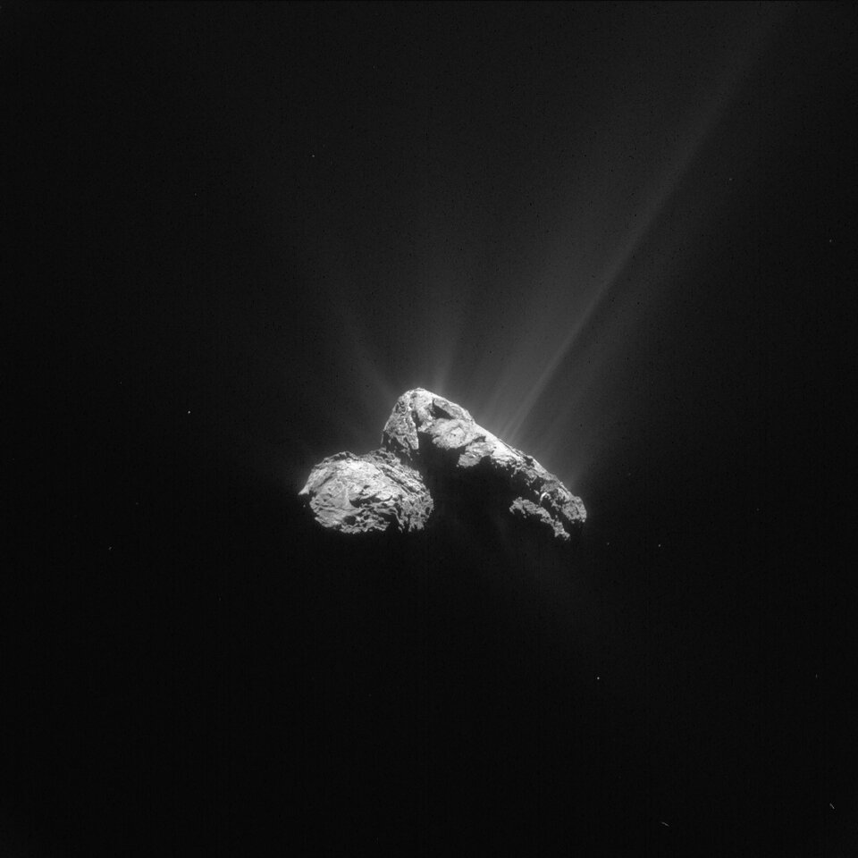 Comet on 30 July 2015 – NavCam 
