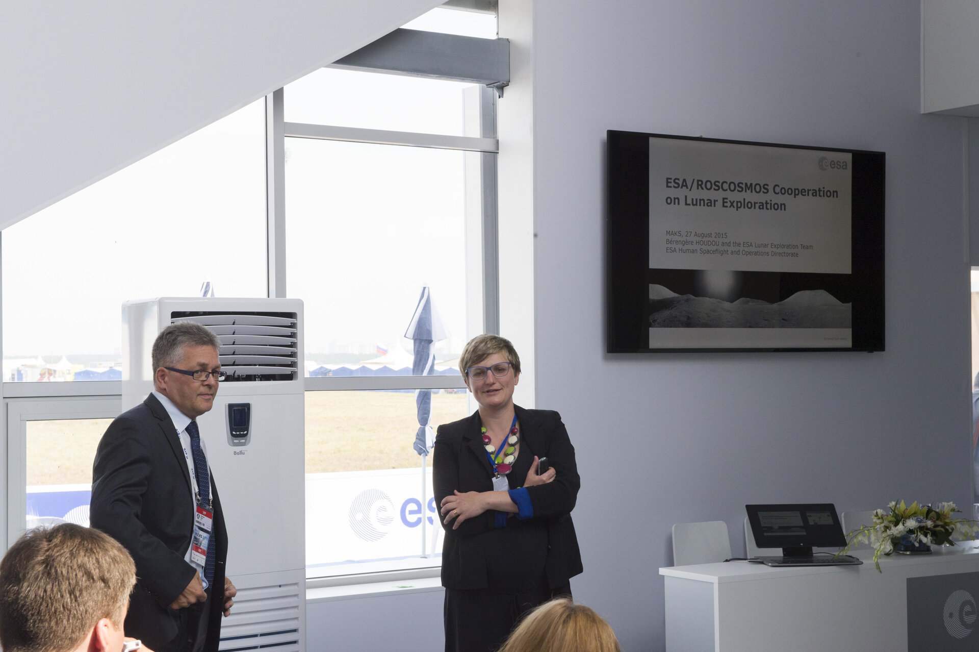 "ESA/Roscosmos Cooperation on Lunar Exploration" presentation at MAKS 2015