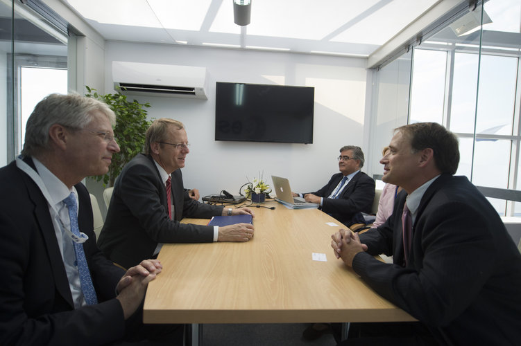 Jan Wörner meets Justin Tilman at MAKS 2015