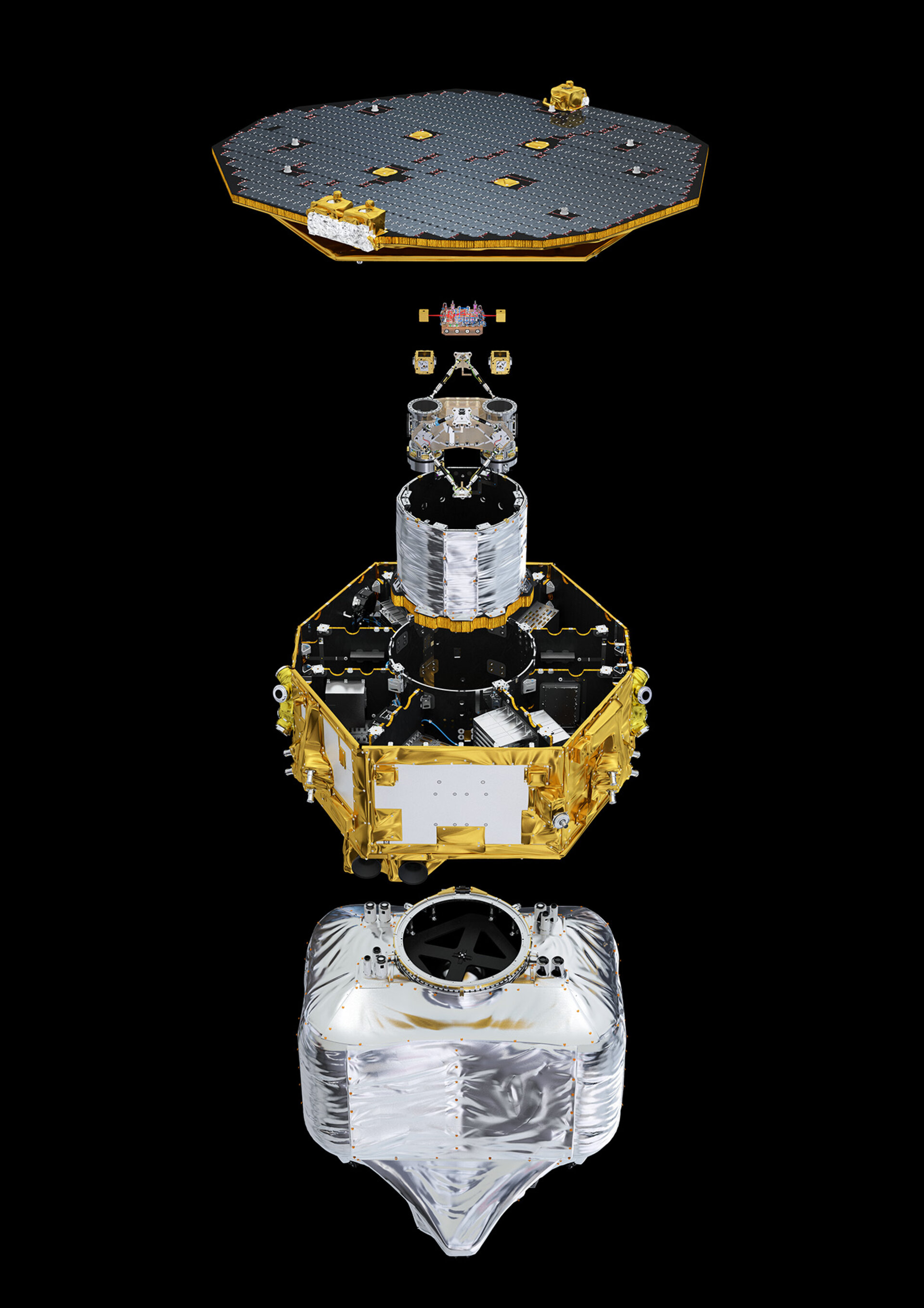 LISA Pathfinder exploded view