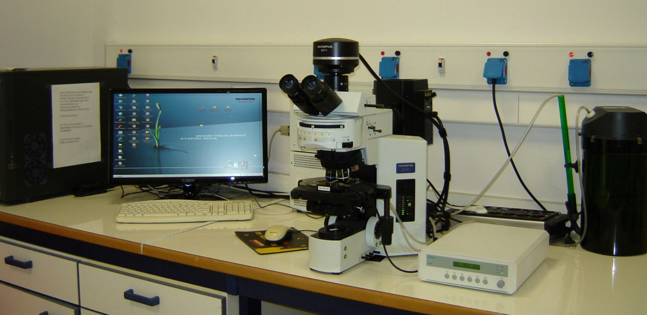 Microscope set-up