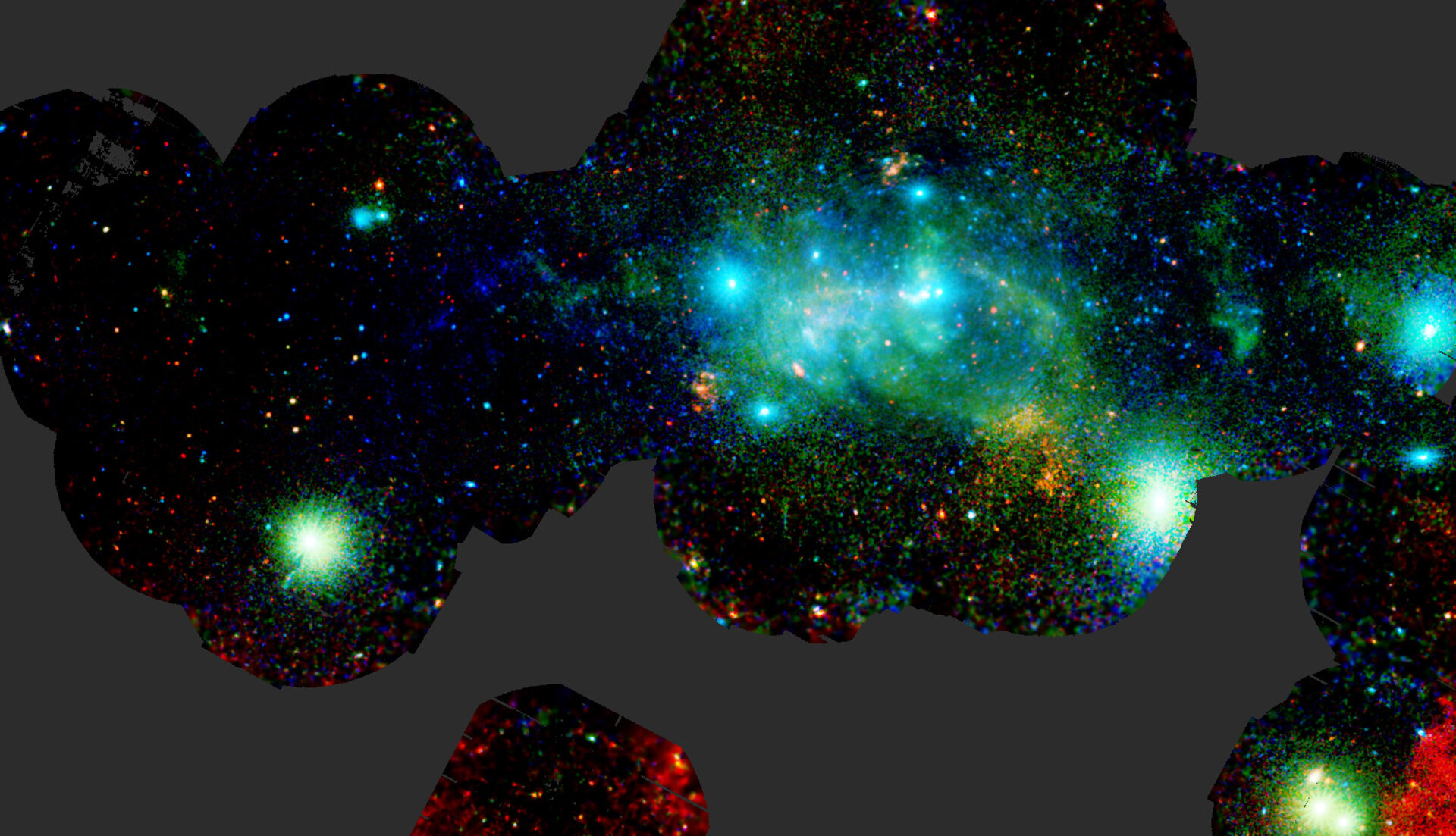 Röntgenansicht des Zentrums der Milchstraße
