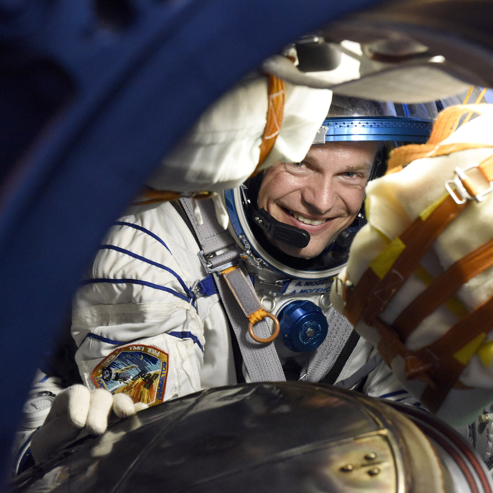 ESA astronaut Andreas Mogensen back on Earth