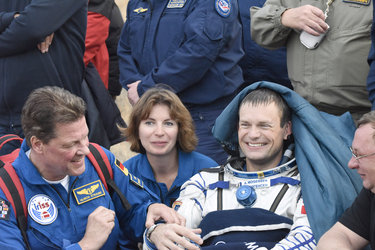 ESA astronaut Andreas Mogensen back on Earth