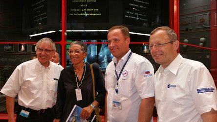 Jan Wörner, Igor Komarov, Chantal Berthelot and Joël Barre