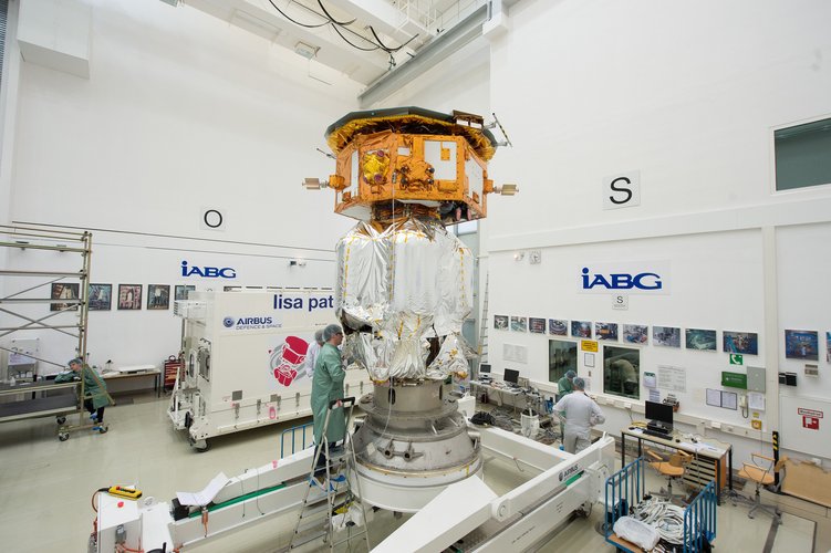 LISA Pathfinder launch composite at IABG’s space test centre