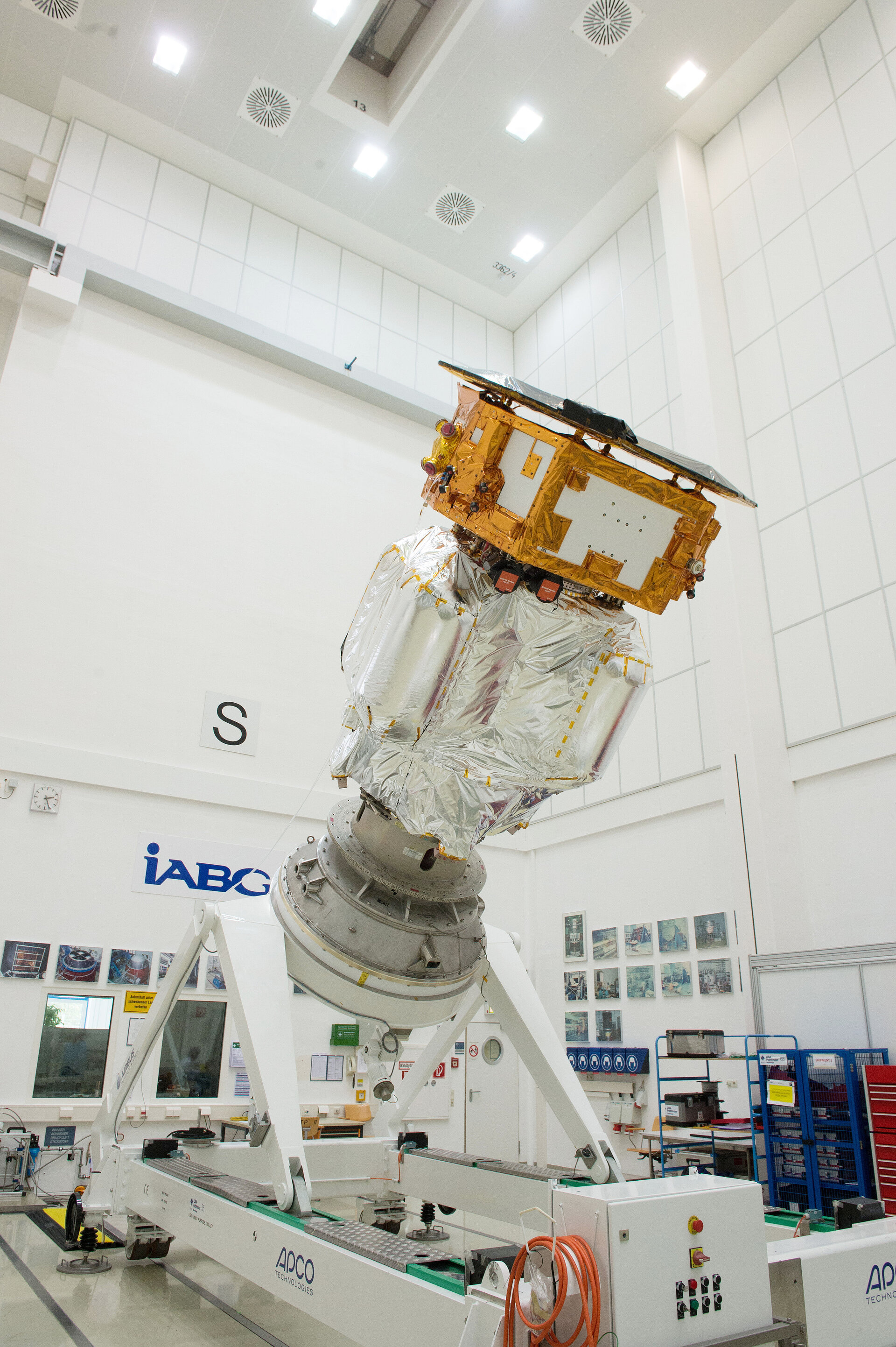 LISA Pathfinder launch composite at IABG’s space test centre