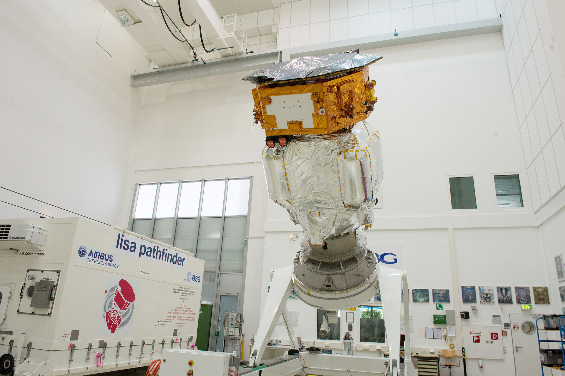 LISA Pathfinder launch composite at IABG’s space test centre