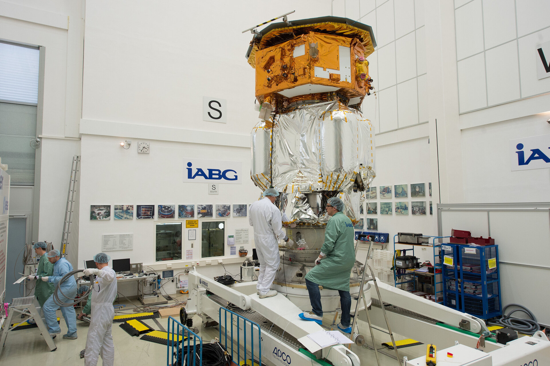 LISA Pathfinder launch composite at IABG’s space test centre