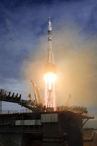 Soyuz TMA-18M liftoff