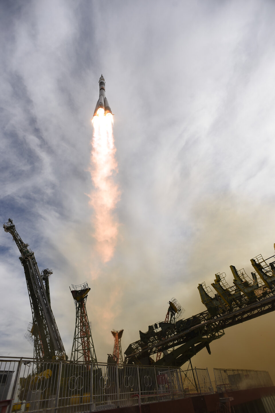 Η εκτόξευση του Soyuz TMA-18M