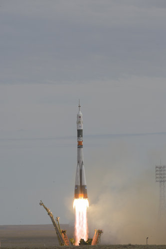 Soyuz TMA-18M liftoff