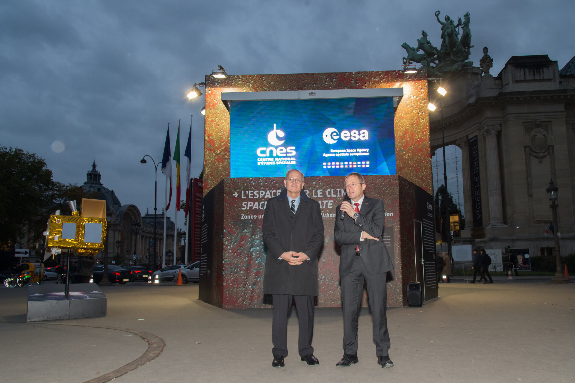 Inauguration of the "Space for Climate" Exhibition