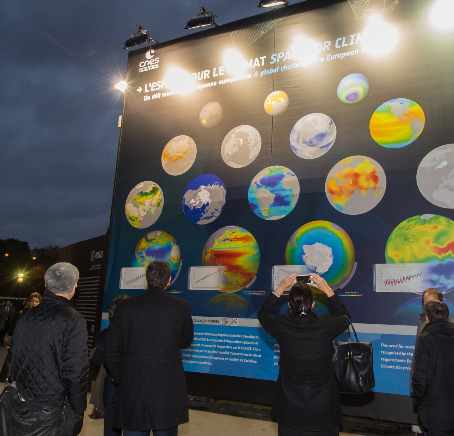 Inauguration of the "Space for Climate" Exhibition