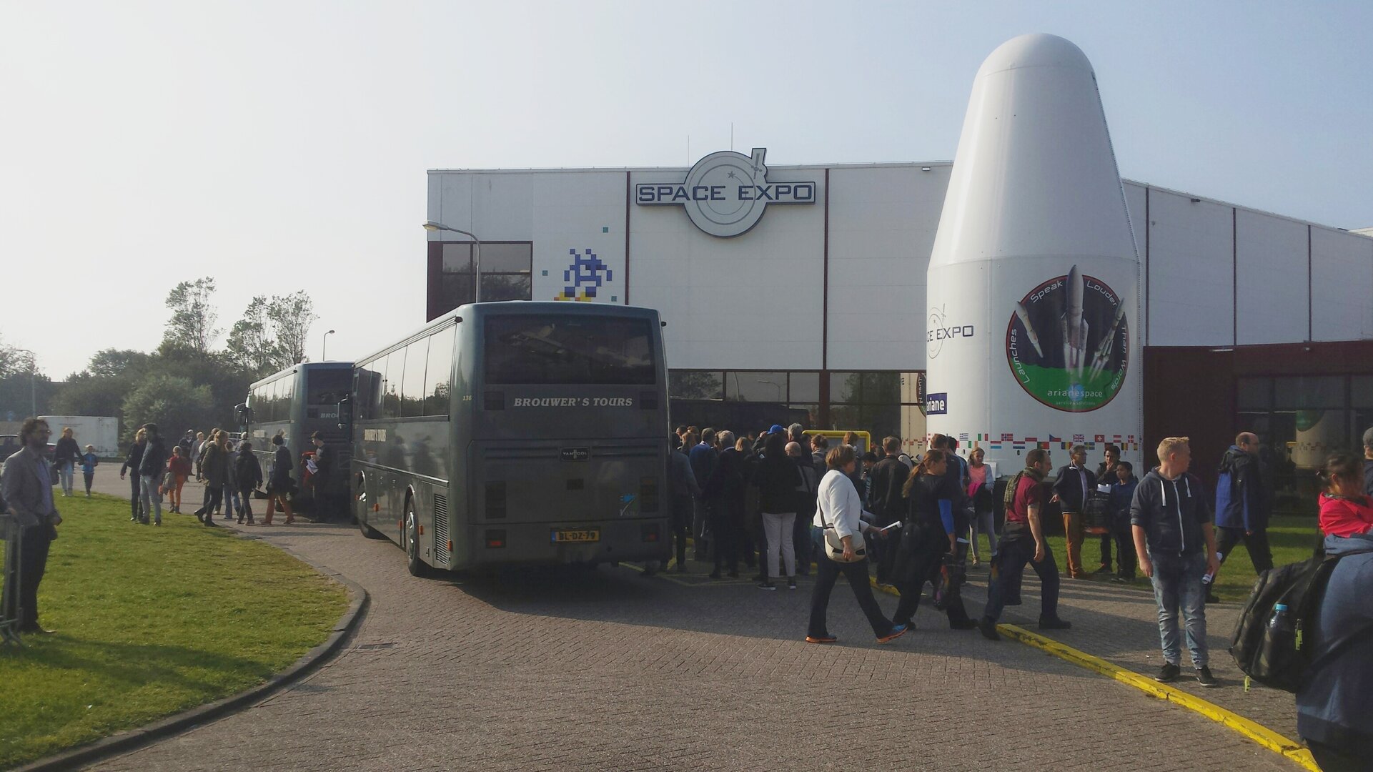 Open Day visitors at Space Expo