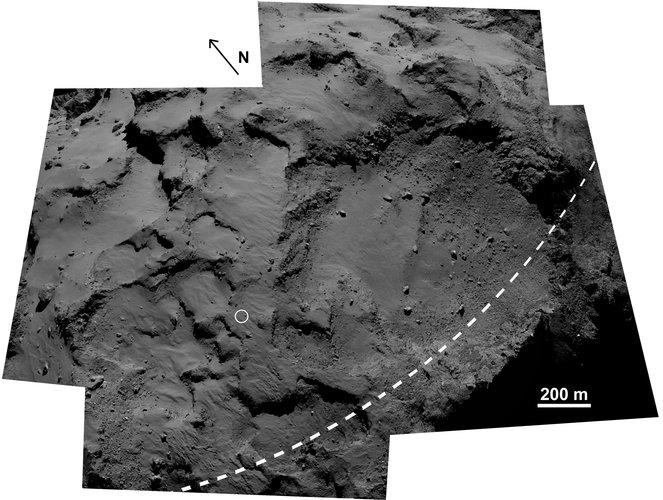 Agilkia mosaic, labelled 