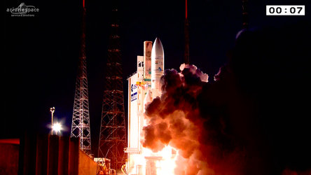 Ariane 5 liftoff on flight VA227