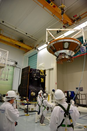 EDM module being installed at the top of the TGO