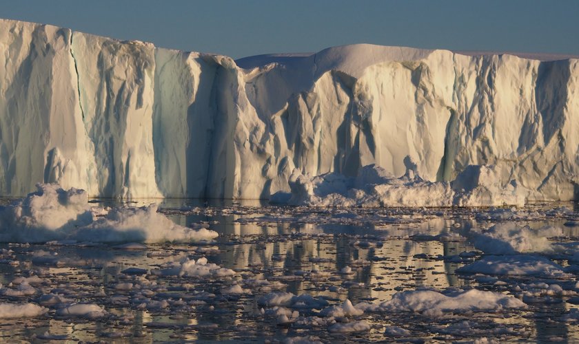 Greenland ice calving