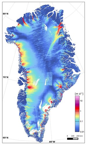 Ice sheet in motion