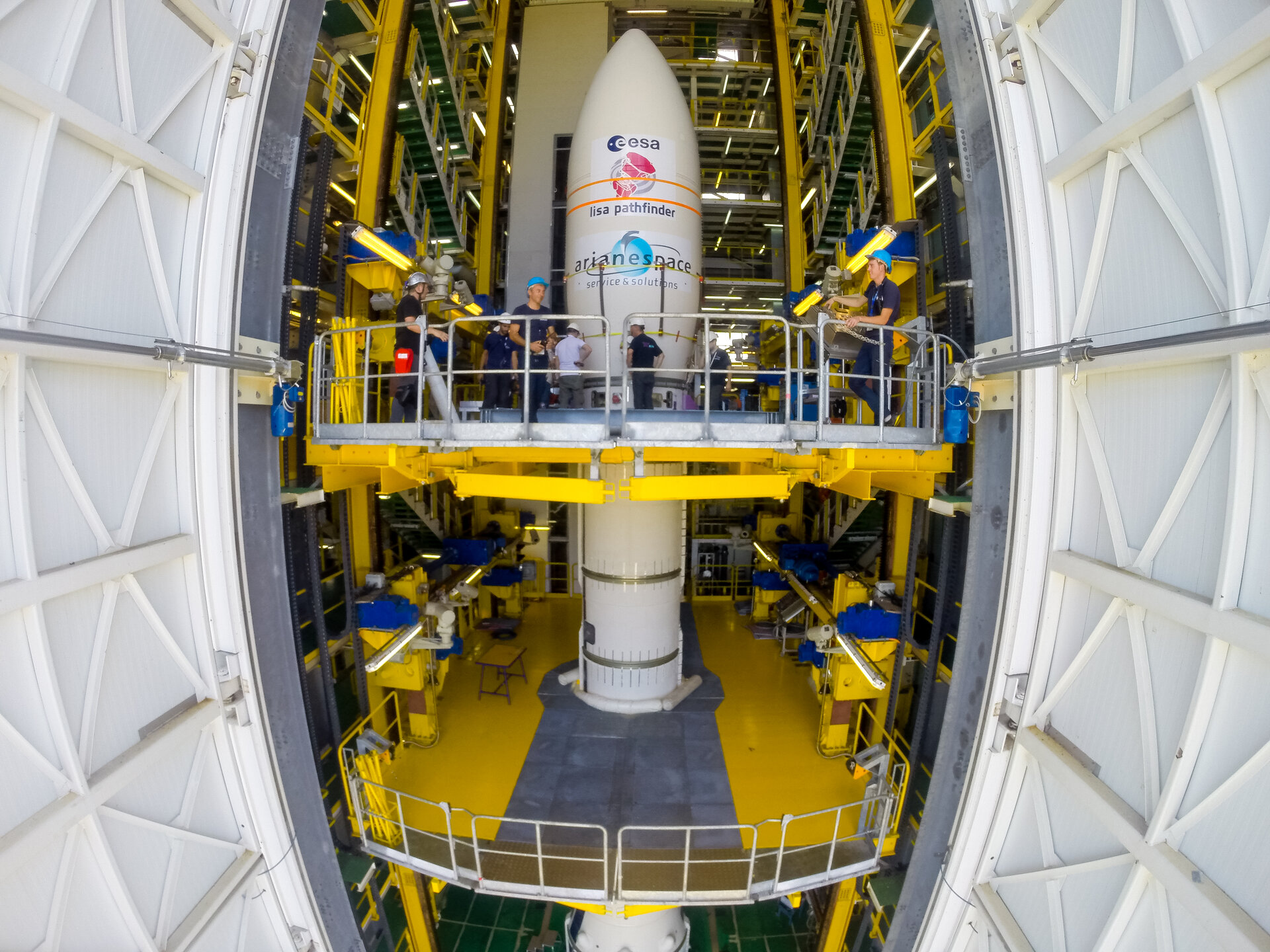 Vega VV06 fully assembled in its mobile gantry