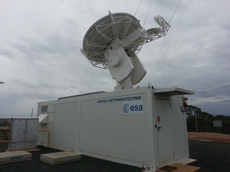 4.5m satellite acquisition antenna, New Norcia, Australia
