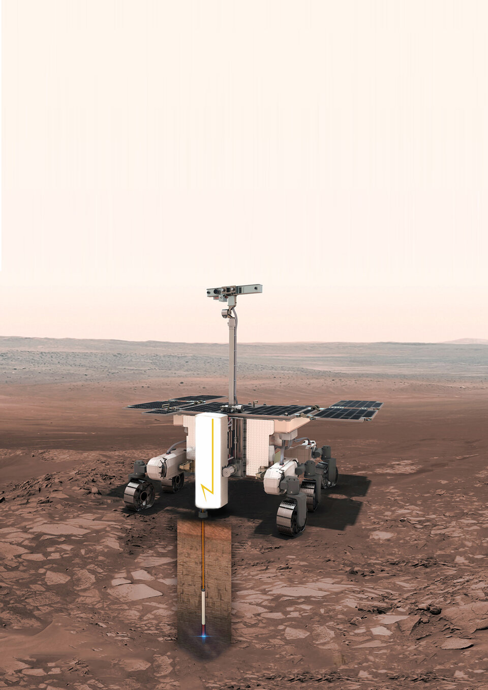 Plasma drill on Mars