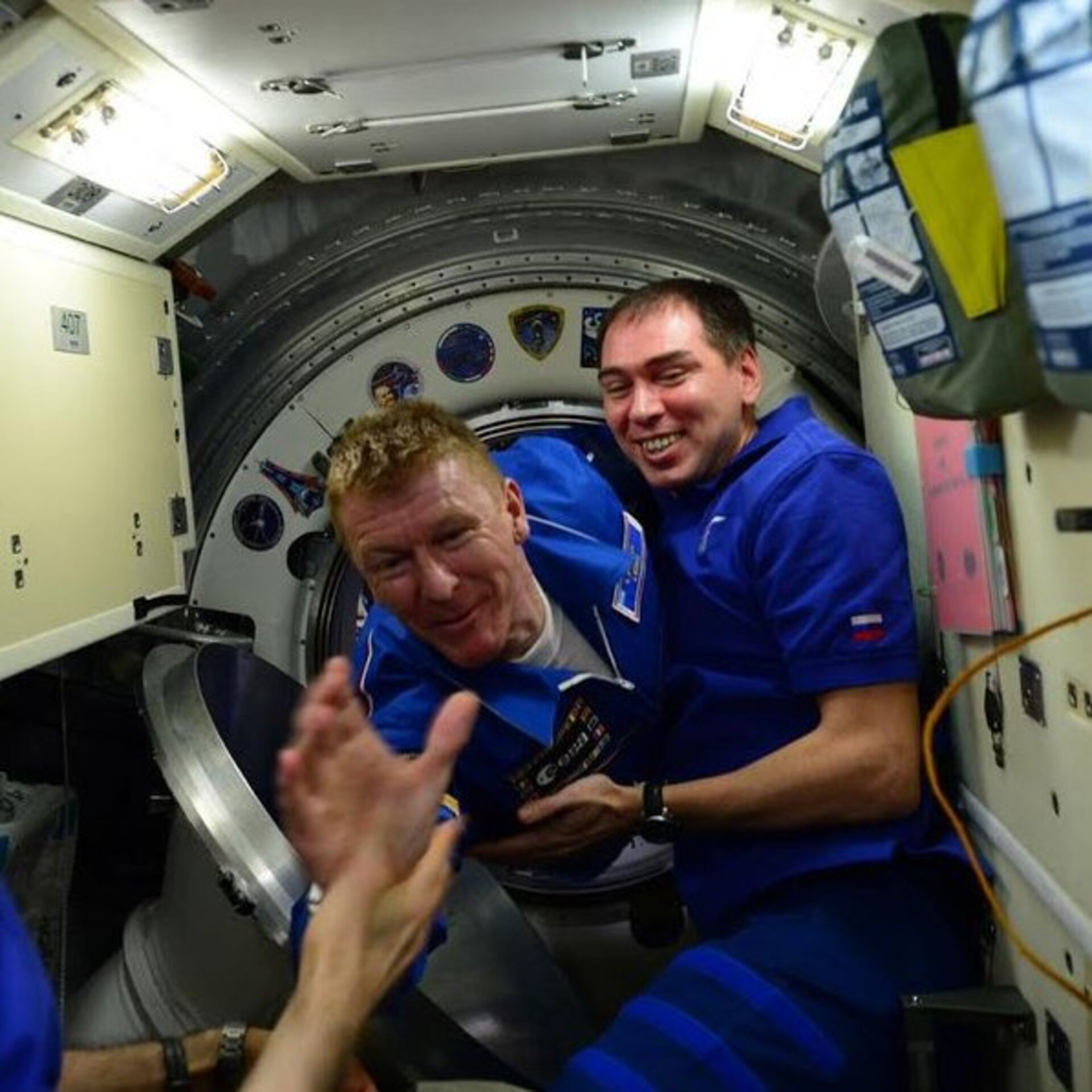 Tim arrives at Space Station