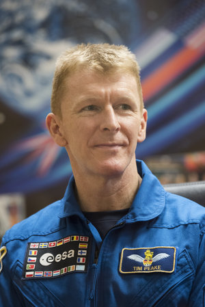 Tim Peake during the pre-launch press conference