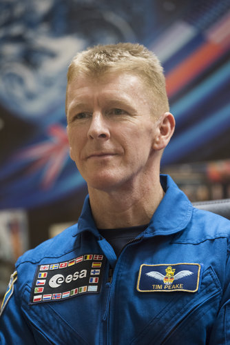 Tim Peake during the pre-launch press conference