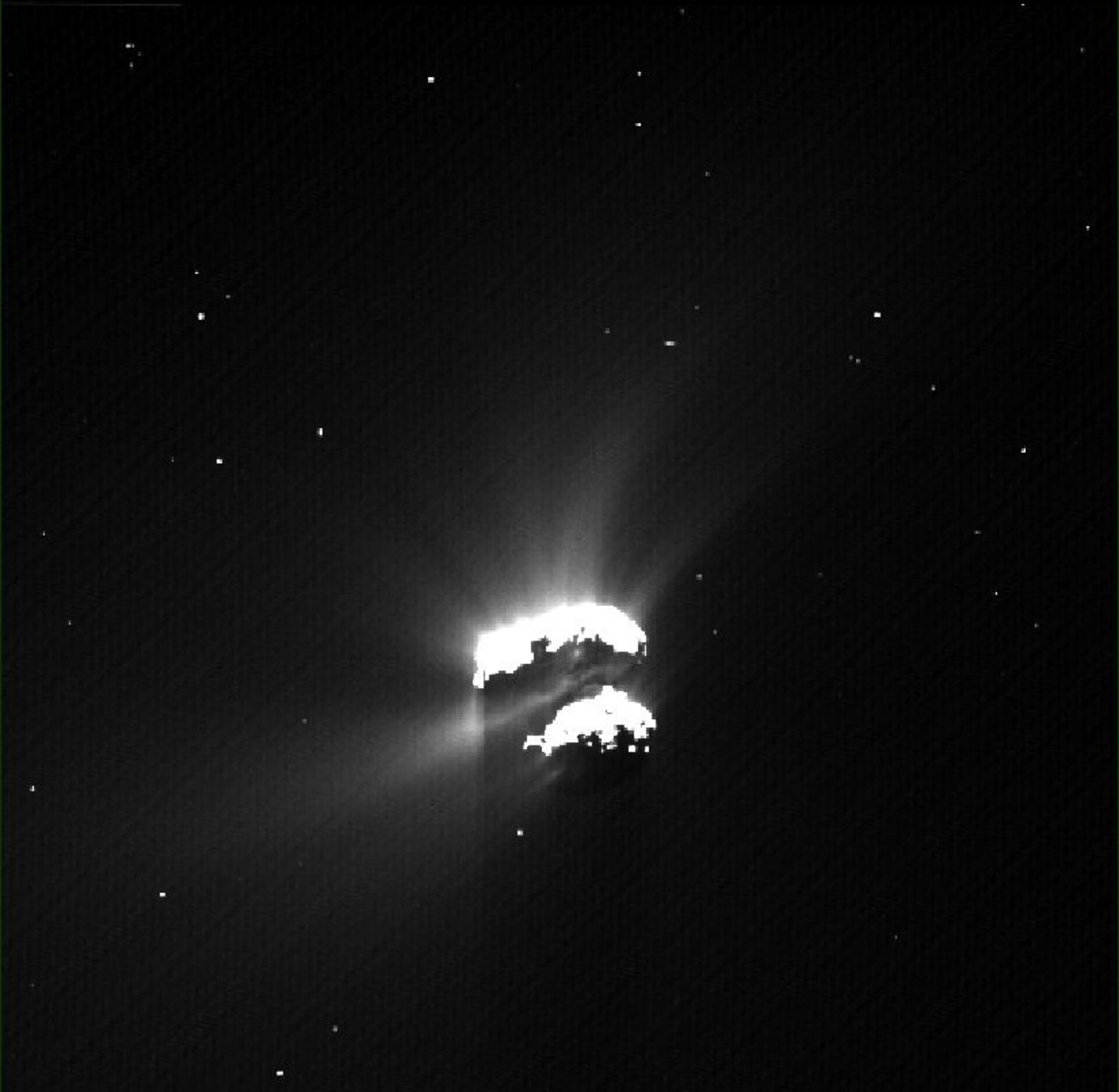 Comet on 16 December 2015 – OSIRIS wide-angle camera 