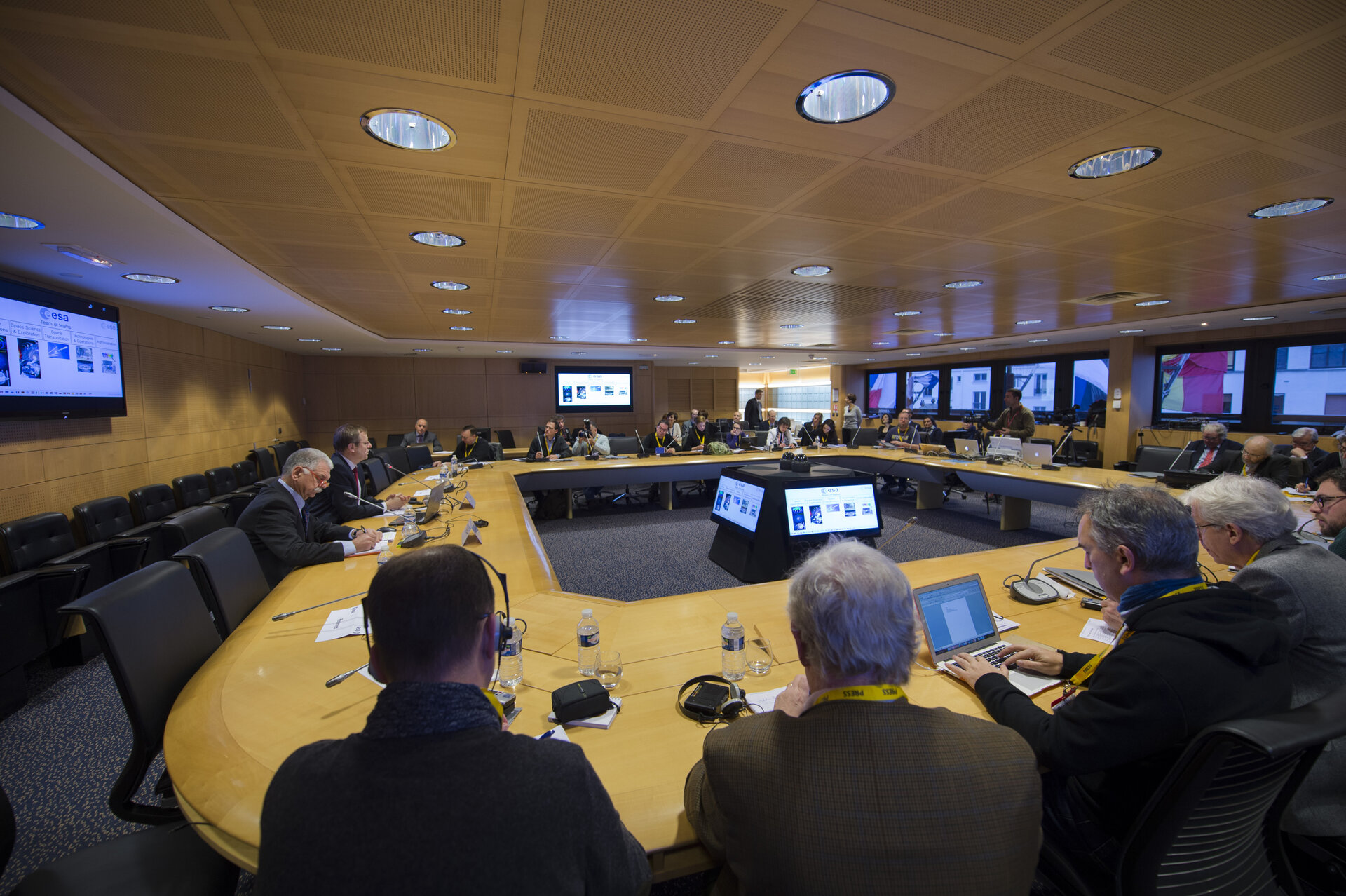 Jan Wörner during the annual press briefing on 15 January 2016