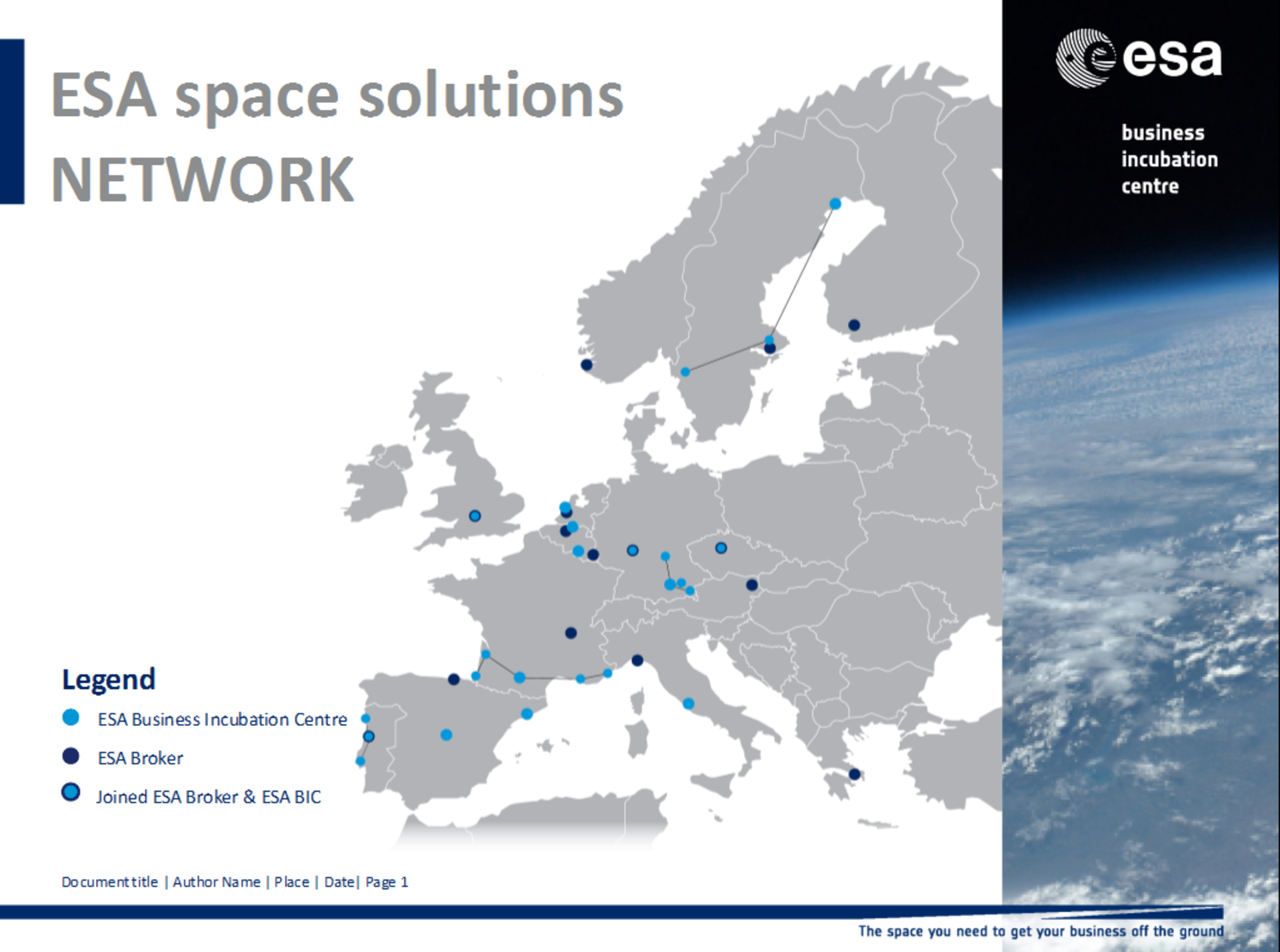 ESA's Technology Transfer Programme Space Solution Network