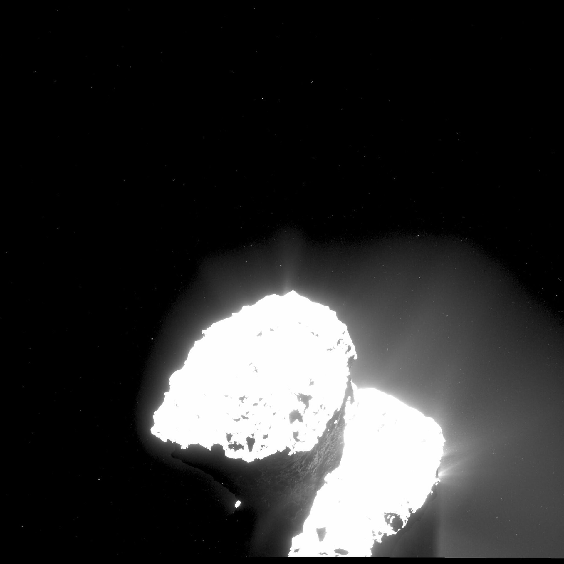 Comet on 18 February 2016 – OSIRIS wide-angle camera 