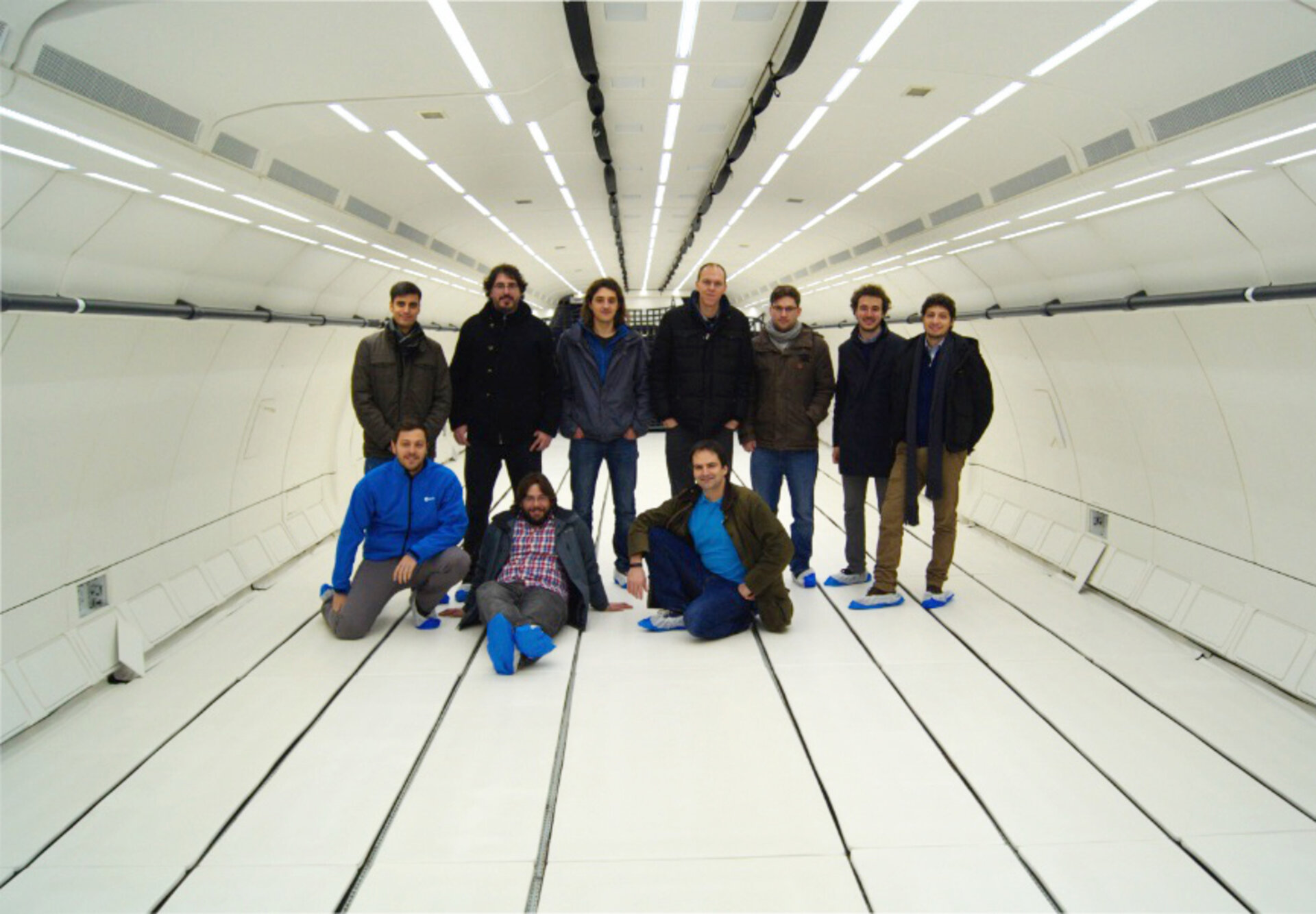 FYT2016 students inside the A310 Zero G