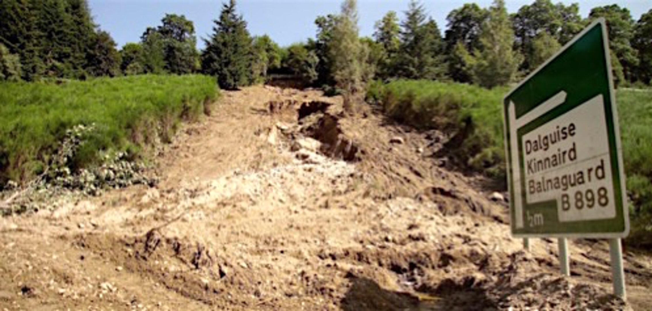 Landslides threaten transport networks