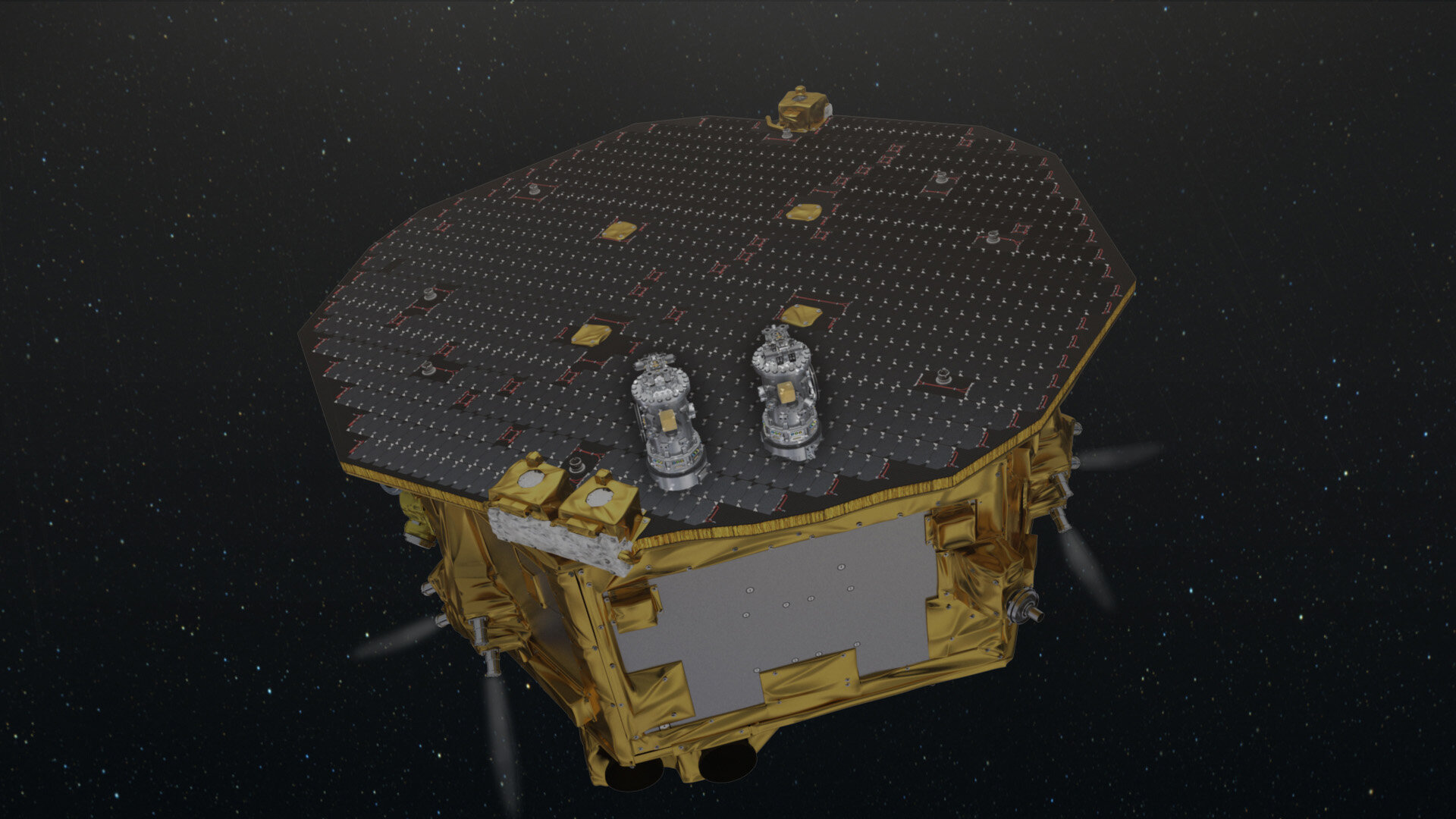 LISA Pathfinder operating in space