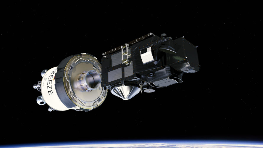 Sentinel-3A separation from Breeze upper stage