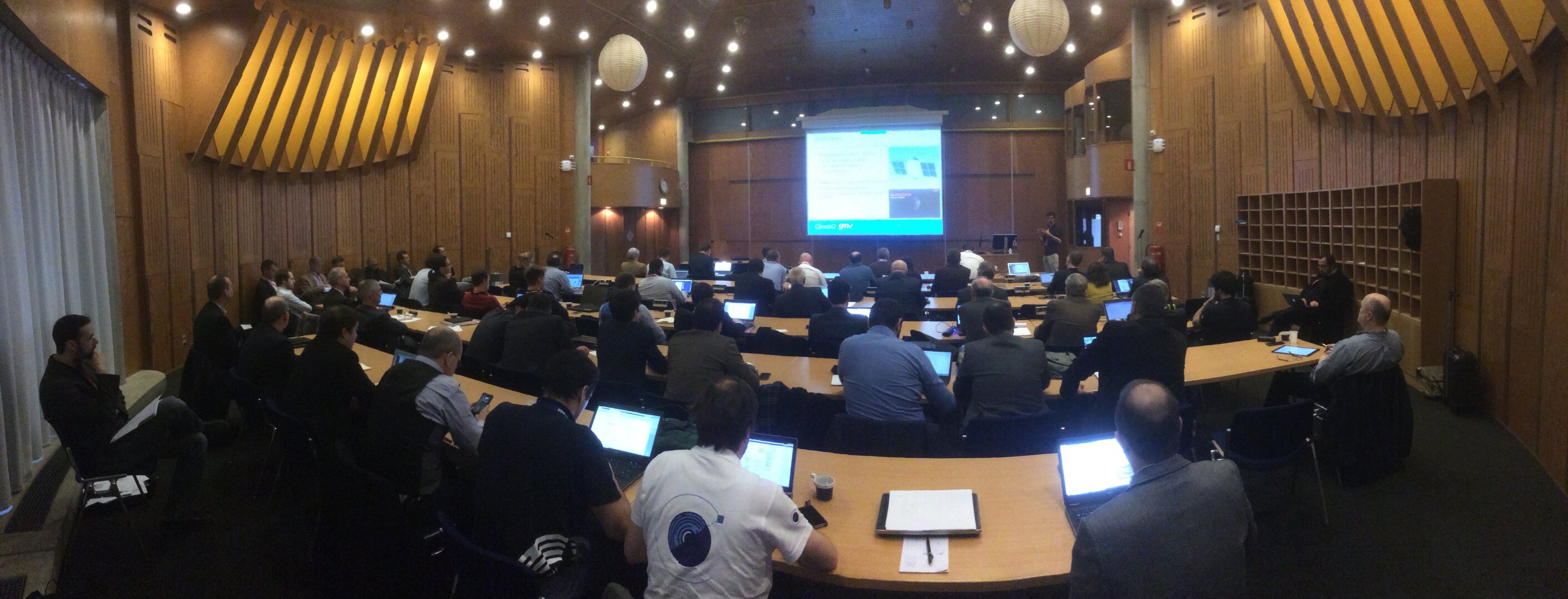 The AIM industry days held at ESTEC were well attended