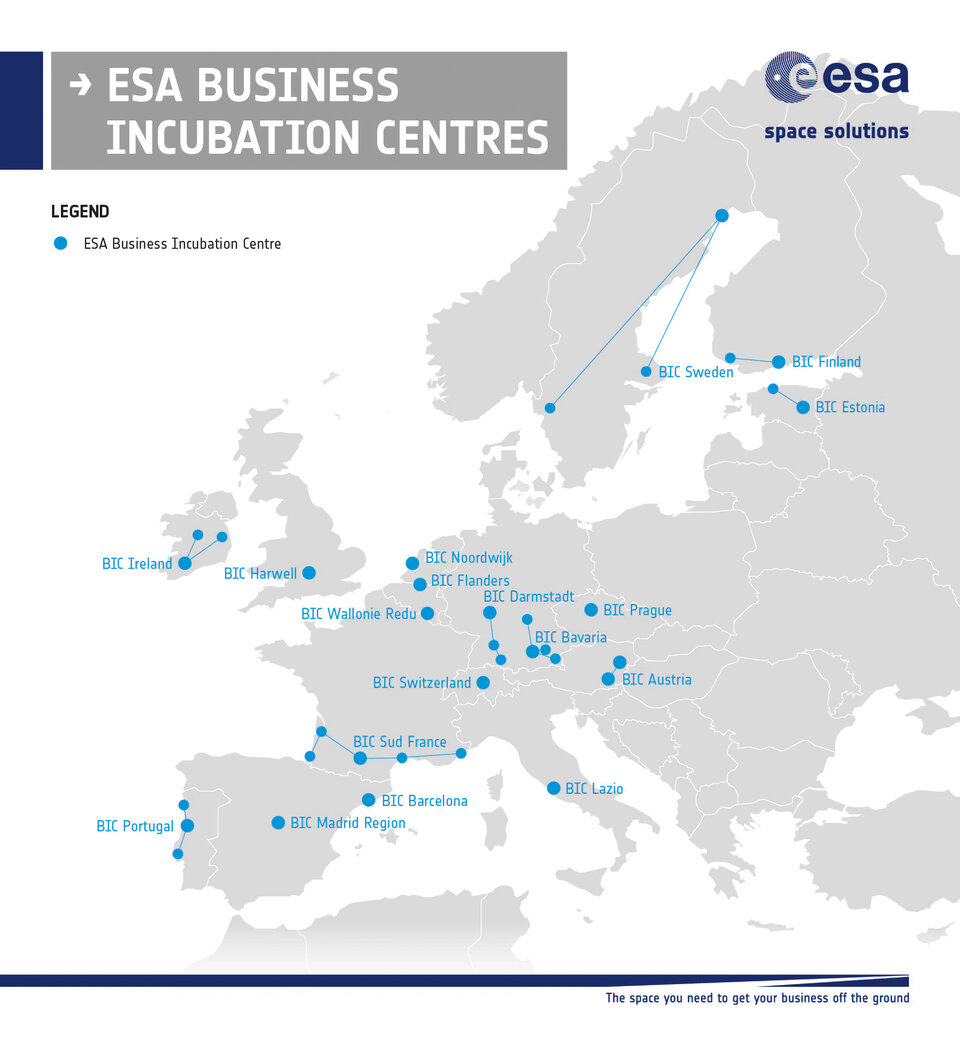 Rund 1700 internationale sind Jobs zusätzlich durch das ESOC in der Region entstanden. Das cesah-Gründerzentrum ist Teil des ESA-Business-Incubation-Netzwerks.