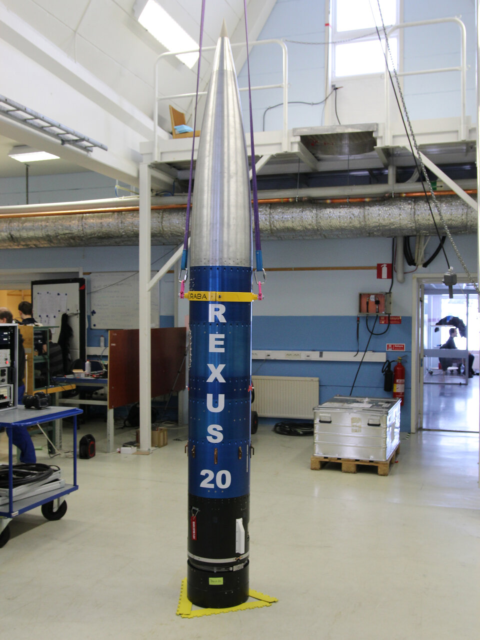 REXUS 20 rocket ready for launch